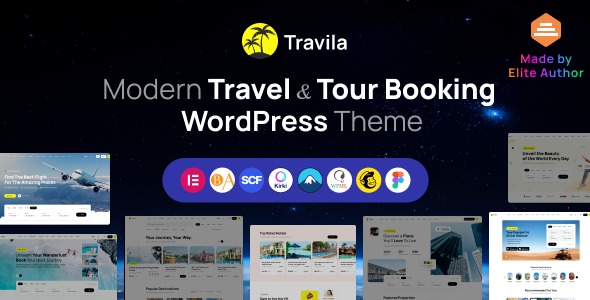 Travila 1.3 – Travel Booking WordPress Theme