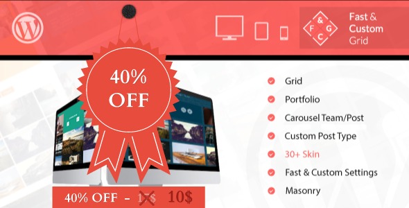 Fast & Custom Grid 1.0 – WordPress Plugin