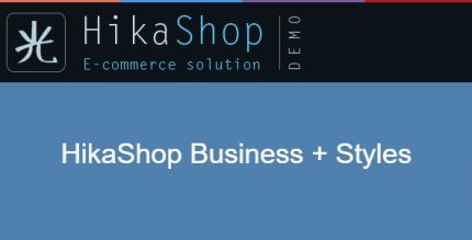HikaShop Business + Styles