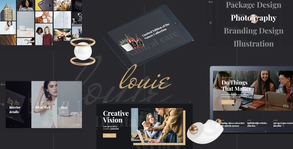 Louie 1.1.0 – Modern Portfolio Theme for Agencies