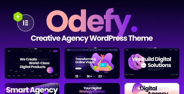 Odefy 1.0.12 – Creative Multipurpose WordPress Theme