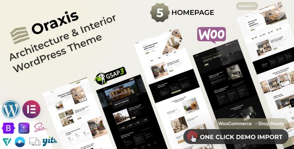 Oraxis 1.1.0 – Architecture and Interior Design WordPress Theme