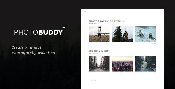 PhotoBuddy 1.1 – Photography WordPress Theme