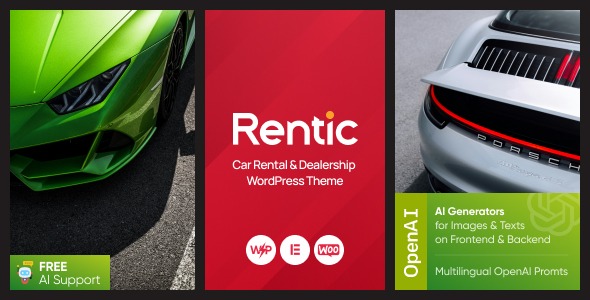 Rentic 1.6.0 – Car Rental & Dealership WordPress Theme