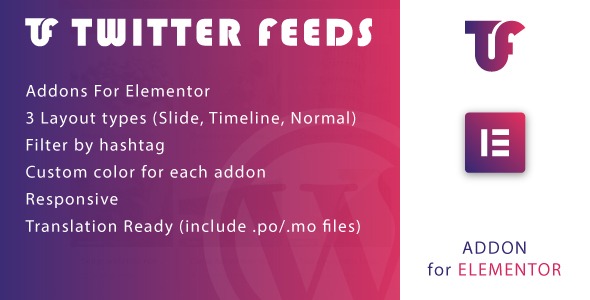 Twitter Feeds for Elementor 1.0