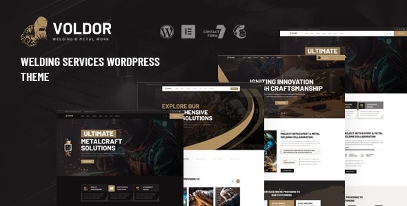 Voldor 1.1.0 – Welding & Metal Work WordPress Theme