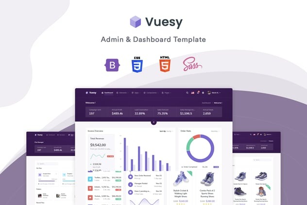 Vuesy 2272025 – Admin & Dashboard Template