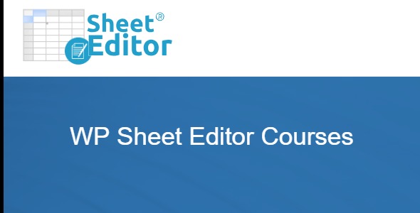 WP Sheet Editor Courses 1.1.0