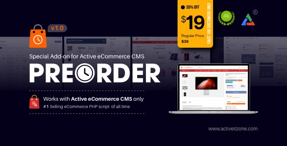 Active eCommerce Preorder Add-on 1.0