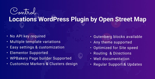 Control Locations 1.2.8 – WordPress Map Finder Plugin for Store Locator & Service Center