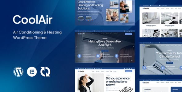 Coolair 1.2.6 – Air Conditioning & Heating HVAC WordPress Theme