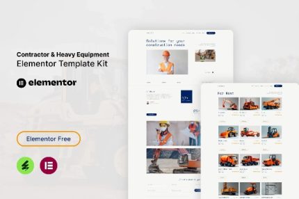 Goso - Contractor & Heavy Equipment Elementor Template Kits