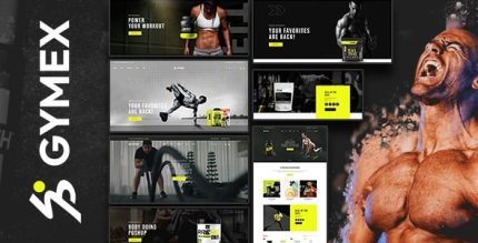 Gymex - Supplement & Nutrition WooCommerce WordPress Theme