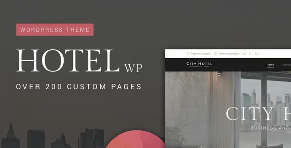 Hotel WordPress Theme 2.7