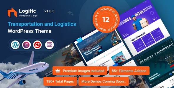Logitic 1.2.4 – Transportation & Logistics WordPress Theme