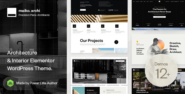 Maiko 1.0.0 – Architecture and Interior Design WordPress Theme