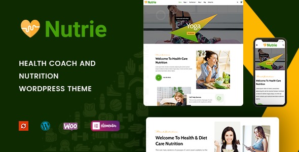 Nutrie 1.0.9 – Health Coach and Nutrition WordPress Theme
