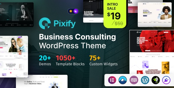 Pixify 1.0.1 – Business Consulting WordPress Theme