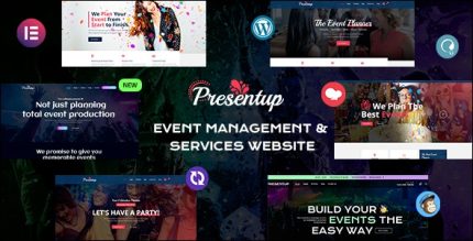Presentup - Event Planner & Celebrations Management WordPress Theme
