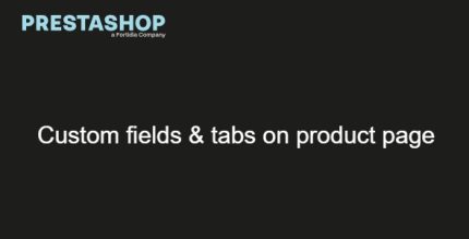 Custom fields & tabs on product page