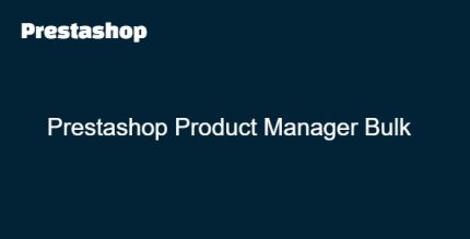 Prestashop Product Manager Bulk edit