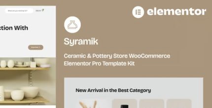 Syramik - Ceramic & Pottery Store WooCommerce Elementor Pro Template Kit