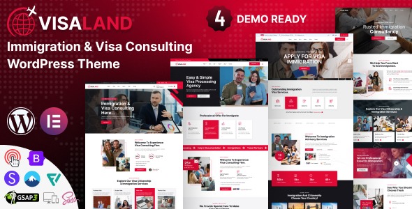 Visaland 1.2.0 – Immigration and Visa Consulting WordPress Theme