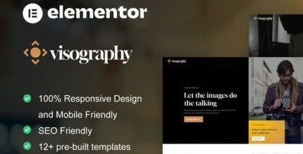 Visography - Photography & Portfolio Elementor Template Kit