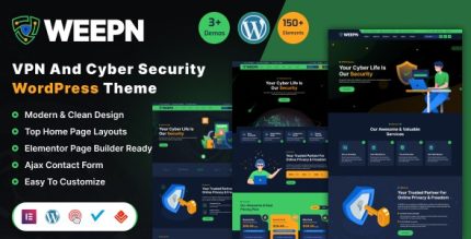 Weepn - VPN & Cloud Services WordPress Theme