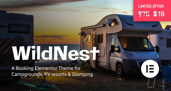 WildNest 1.2 – Campgrounds & RV Parks Booking Theme