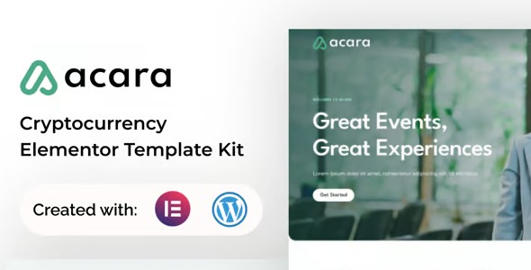 Acara 1.0 – Event and Conference Elementor Template Kit