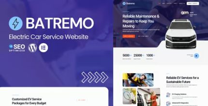 Batremo - Electric Car Service Elementor Template Kits