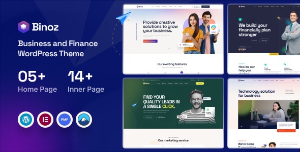 Binoz 1.0 – Business Agency WordPress Theme