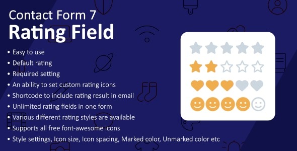 Rating Field for Contact Form 7 1.4.0