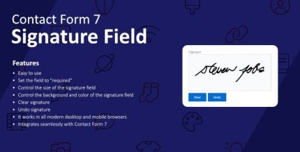 Signature Field for Contact Form