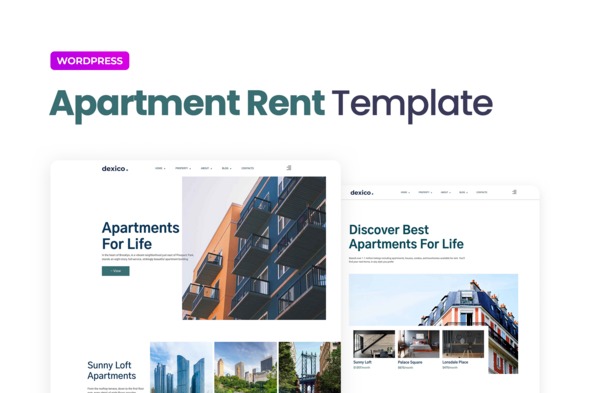 Dexico  – Apartment Rent Elementor Template Kit