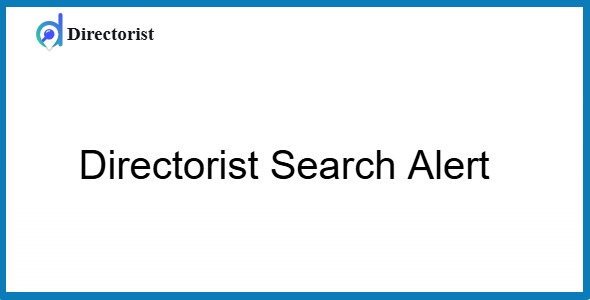 Directorist Search Alert 1.0.2