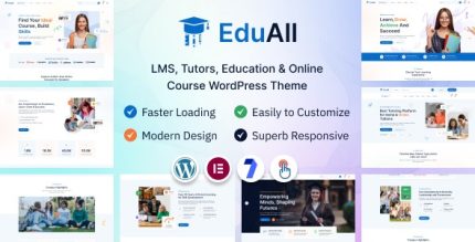 EduAll - Education LMS Tutors & Online Course WordPress Theme Multipurpose