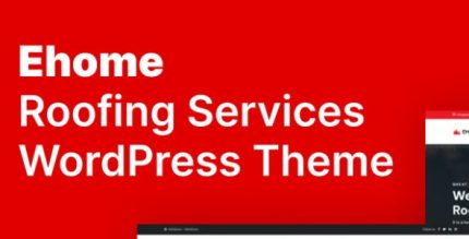 Ehome - Roofing Services WordPress Theme 1.0.0