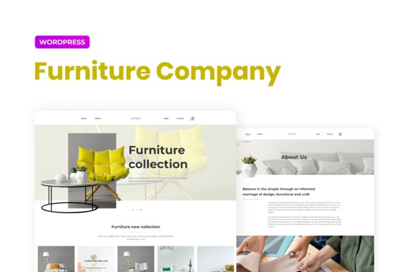 Enkel  – Furniture Company Elementor Template Kit