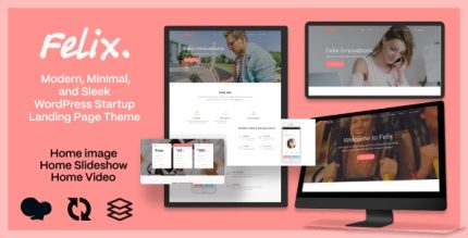 Felix. - Startup Landing Page WordPress Theme