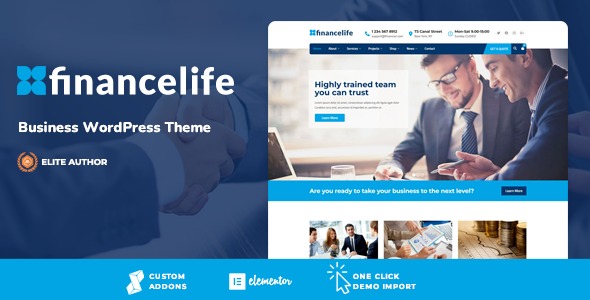 FinanceLife 10.8 – Business WordPress Theme
