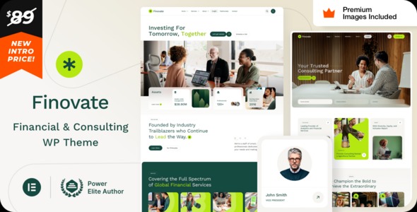Finovate 25 – Financial Advisors & Business Consulting WordPress Theme
