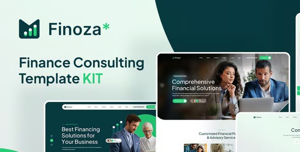 Finoza 1.0 – Finance Consulting Elementor Template Kit