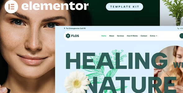 Flos 1.0 – Alternative Medicine & Holistic Health Elementor Template Kit