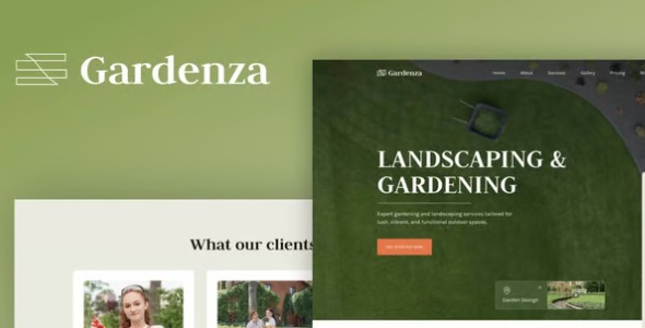 Gardenza 1.0 – Gardening & Landscaping Elementor Pro Template Kit