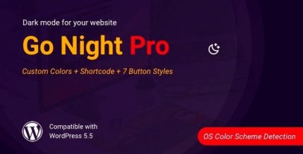 Go Night Dark Mode - WordPress Plugin