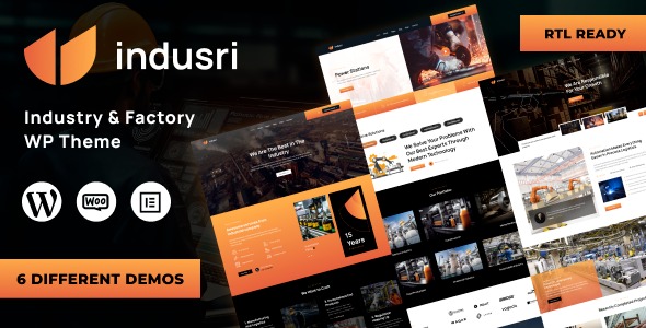 Indusri 1.0.9 – Industry & Factory WordPress Theme