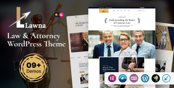 Lawna 1.0.0 – Lawyer & Law Firm WordPress Theme