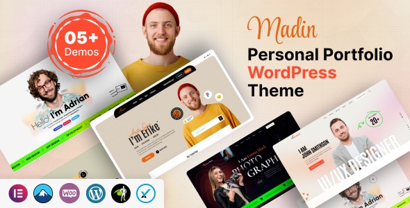 Madin 1.0.0 – Personal Portfolio WordPress Theme